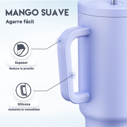 40oz Tumbler With Straw Pure Collection-Purple