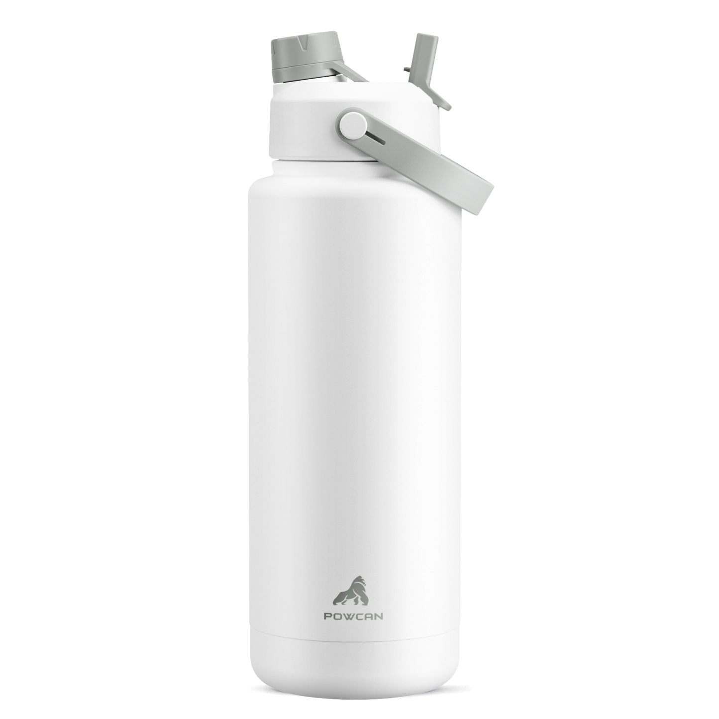 40 oz Insulated Water Bottle with 2-in-1 Straw and Spout Lid