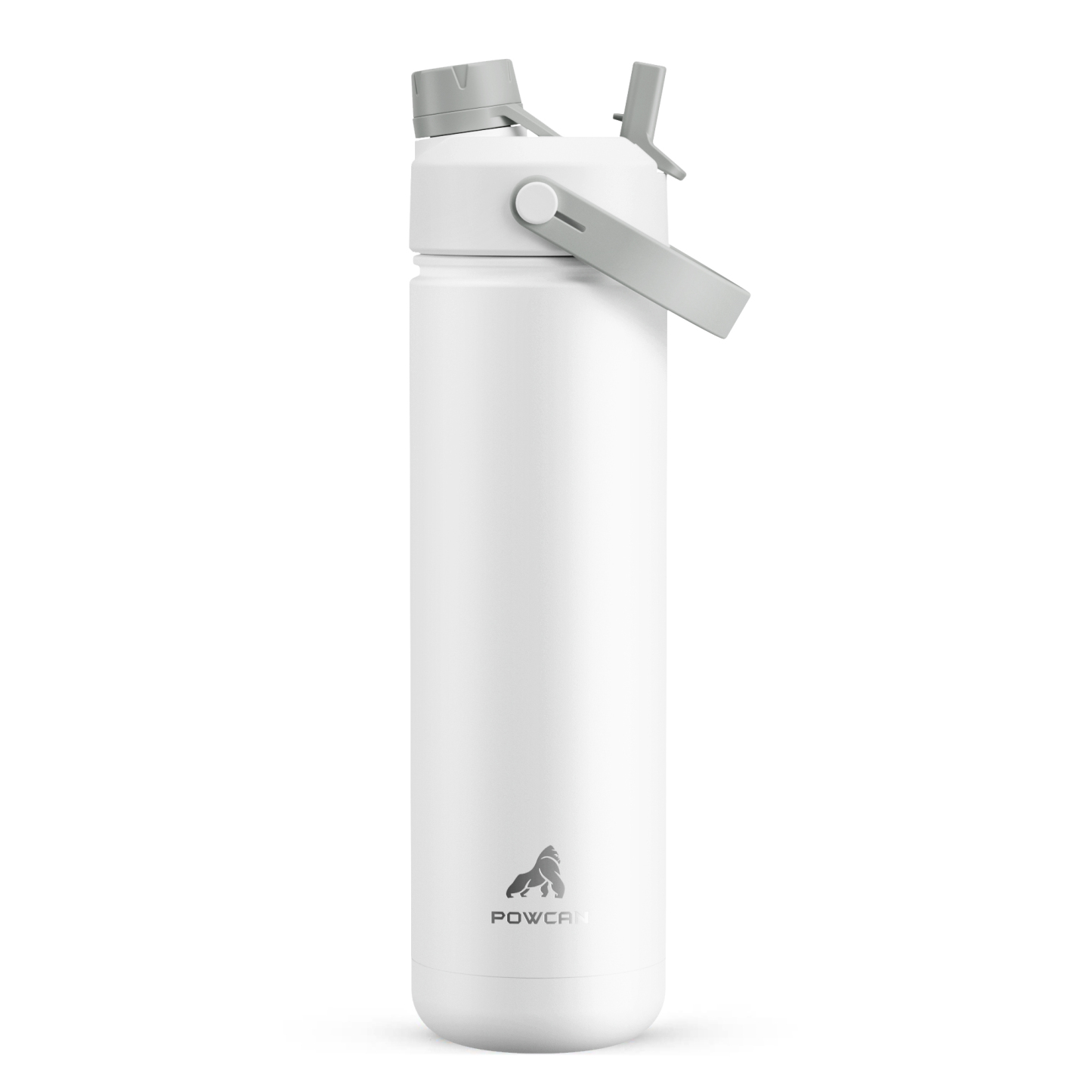 26 oz Insulated Water Bottle with 2-in-1 Straw and Spout Lid