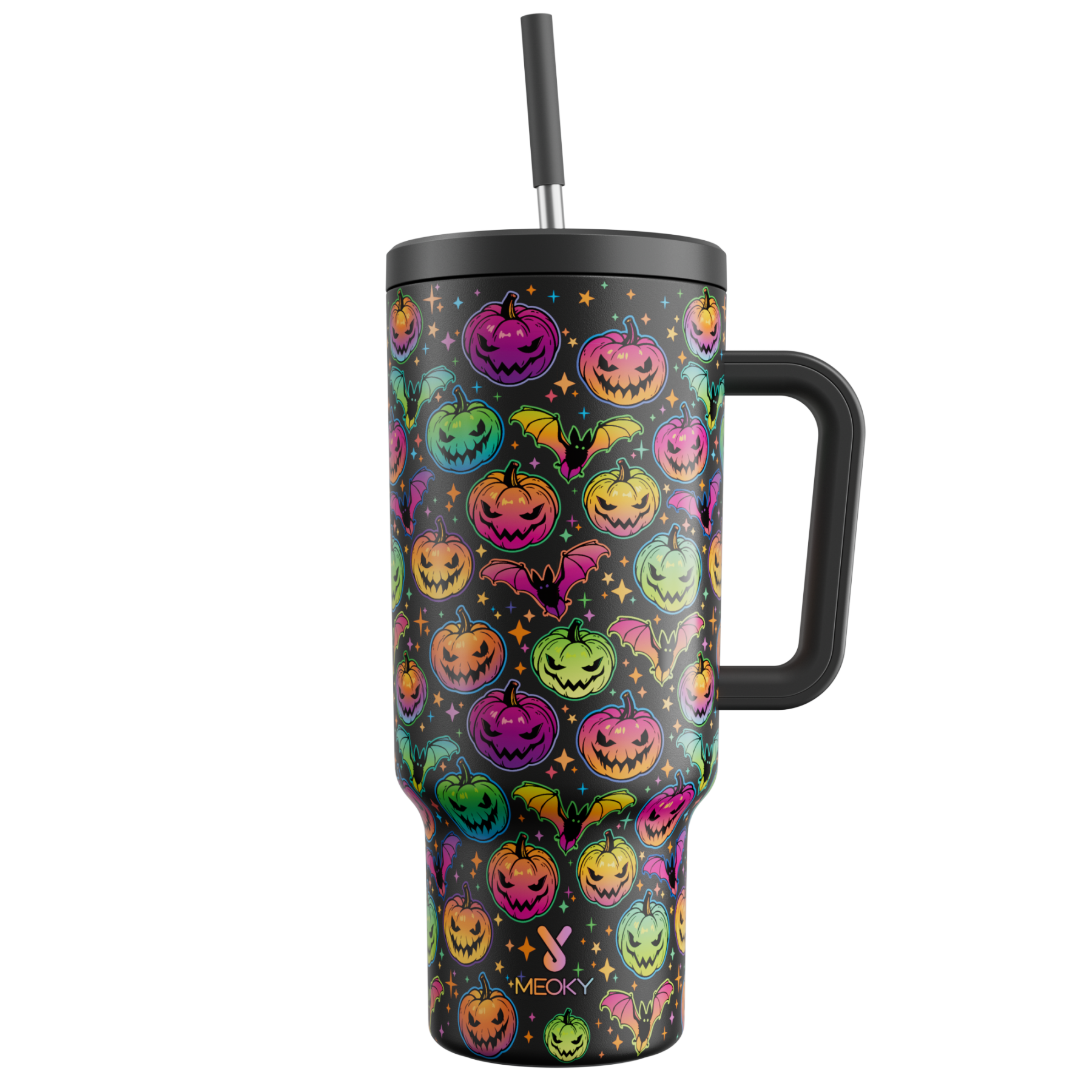 40oz Tumbler With Straw Halloween Special Edition-Color Pumpkin-Limited Edition