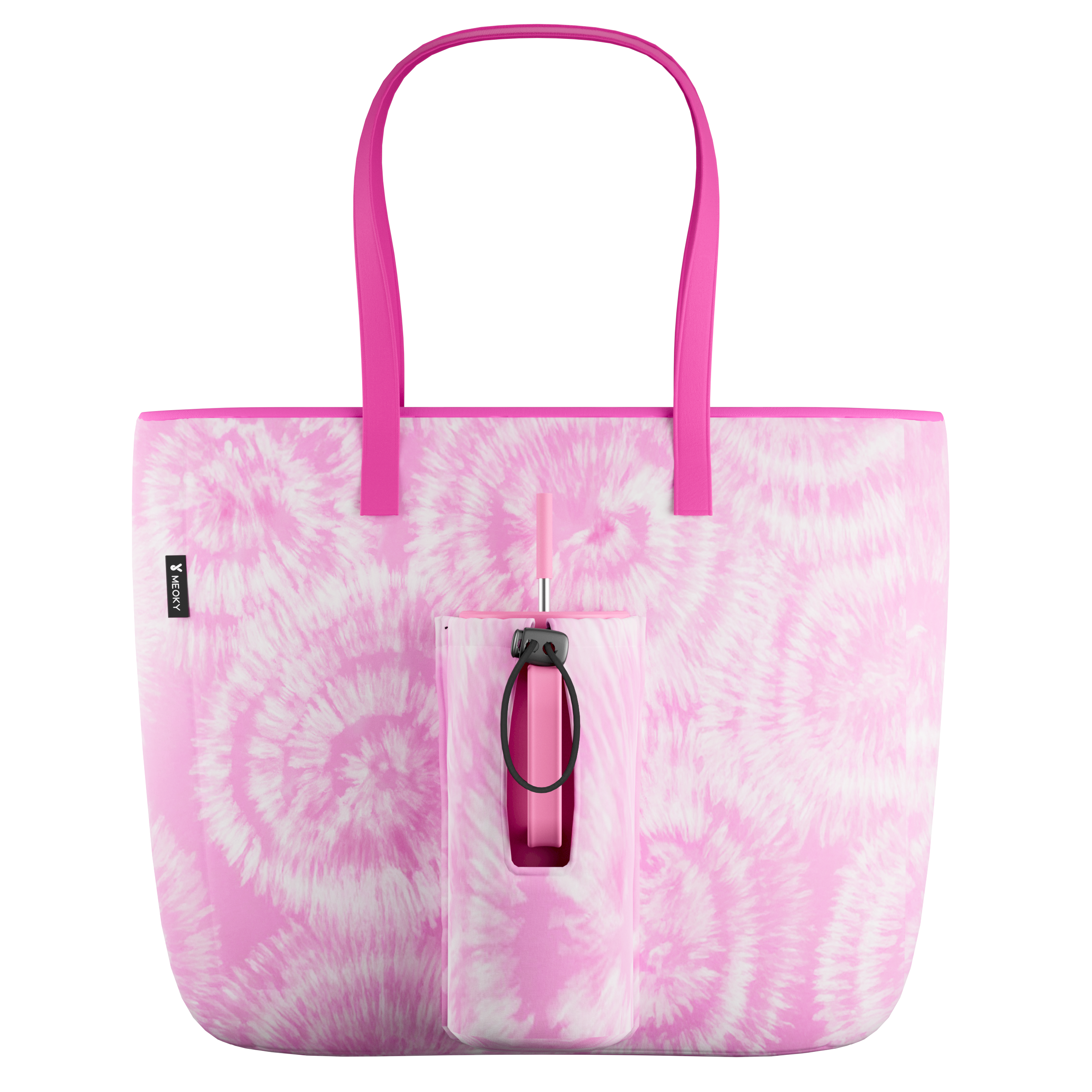 tote bag pink swirl