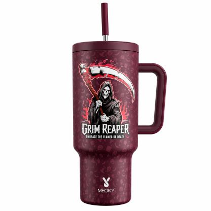 MEOKY 40oz Halloween Insulated Stainless Steel Tumbler Leakproof Travel Cup Keeps Cold for 24 Hours