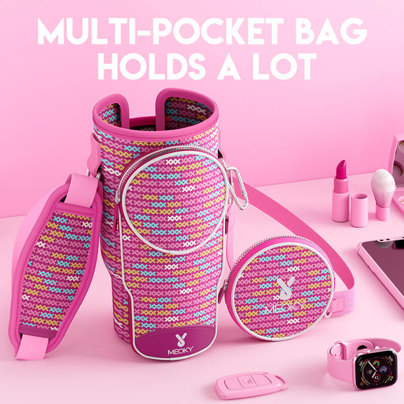 tumbler cup bag pink x