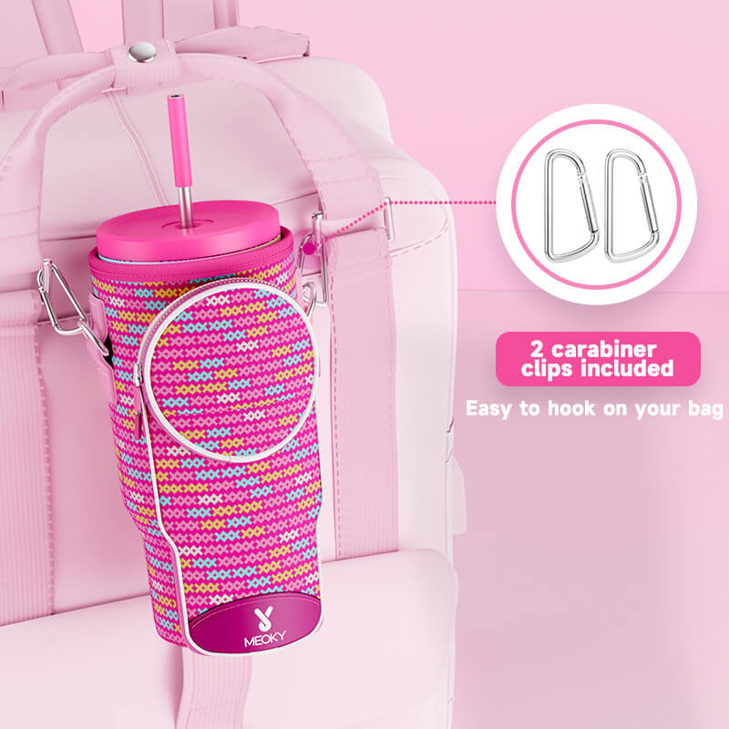tumbler cup bag pink x