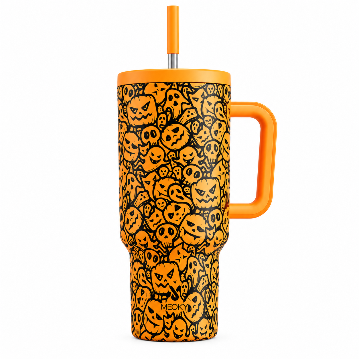 MEOKY 40oz Halloween Insulated Stainless Steel Tumbler Leakproof Travel Cup Keeps Cold for 24 Hours
