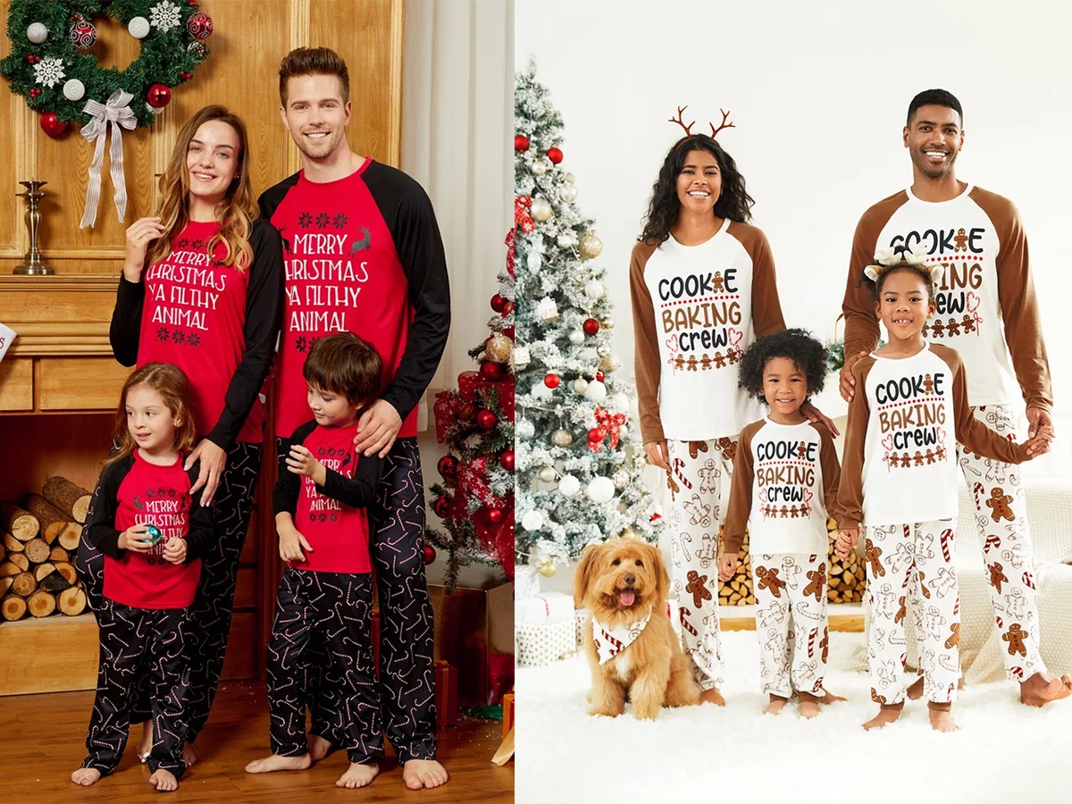 Little Maven Christmas Family Pajamas