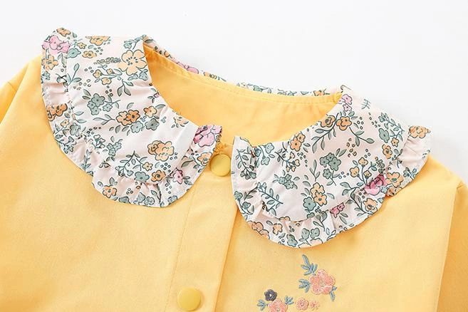 Little Maven Toddler/Kid Girl Embroidered Long-sleeved Jacket