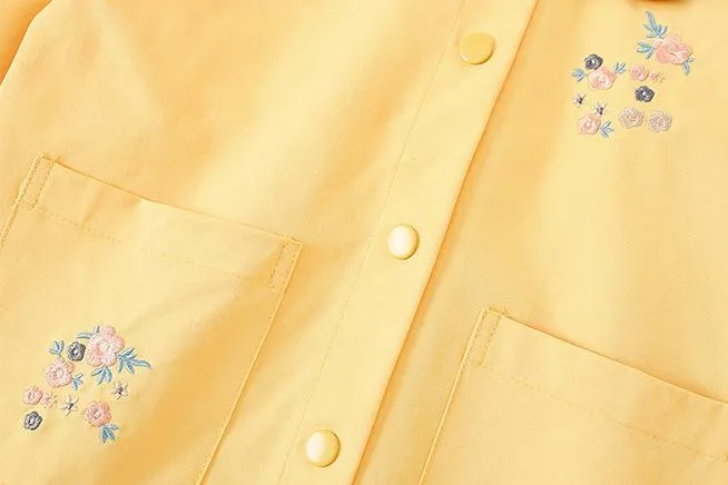 Little Maven Toddler/Kid Girl Embroidered Long-sleeved Jacket