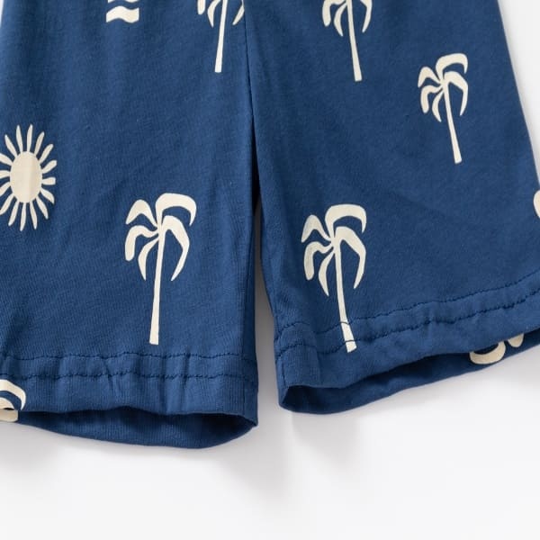 Little Maven Boys 2-Piece Printed Cotton Short Sleeve Tee & Shorts Set