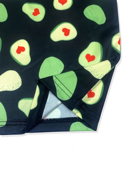 Little Maven 2-Piece Kids Avocado Print Cotton Tee & Shorts Set