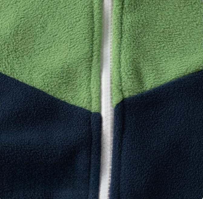 Little Maven Toddler/Kid Boy Casual Colorblock Fleece Jacket