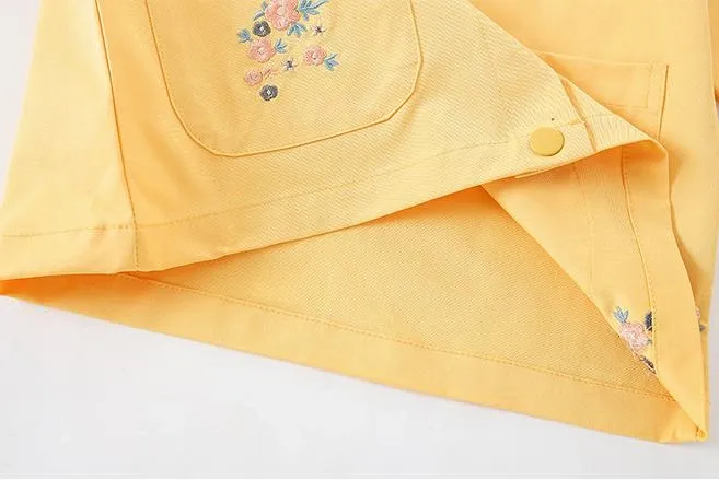 Little Maven Toddler/Kid Girl Embroidered Long-sleeved Jacket