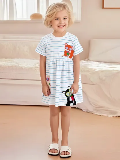 Little Maven Comfortable and stylish dress for young girls