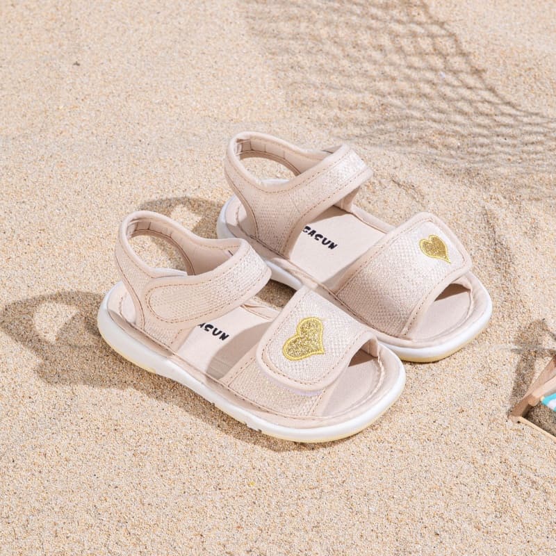 Little Maven Baby & Toddler Girls Non-Slip Velcro Soft-Soled Sandals
