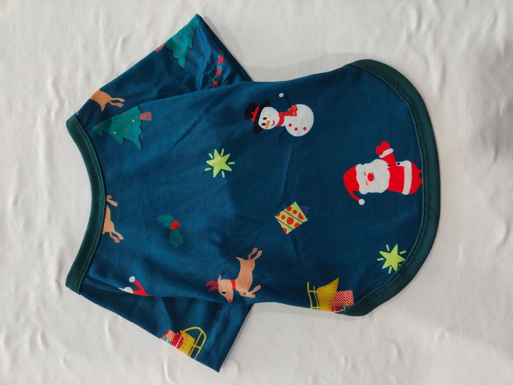 Christmas Family Pajamas Snowman Gift Deer Letter Print Pajama Set
