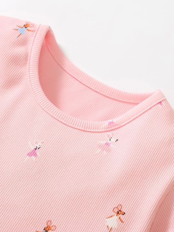 Little Maven Girls Animal Mouse Cotton Mesh Princess Dress