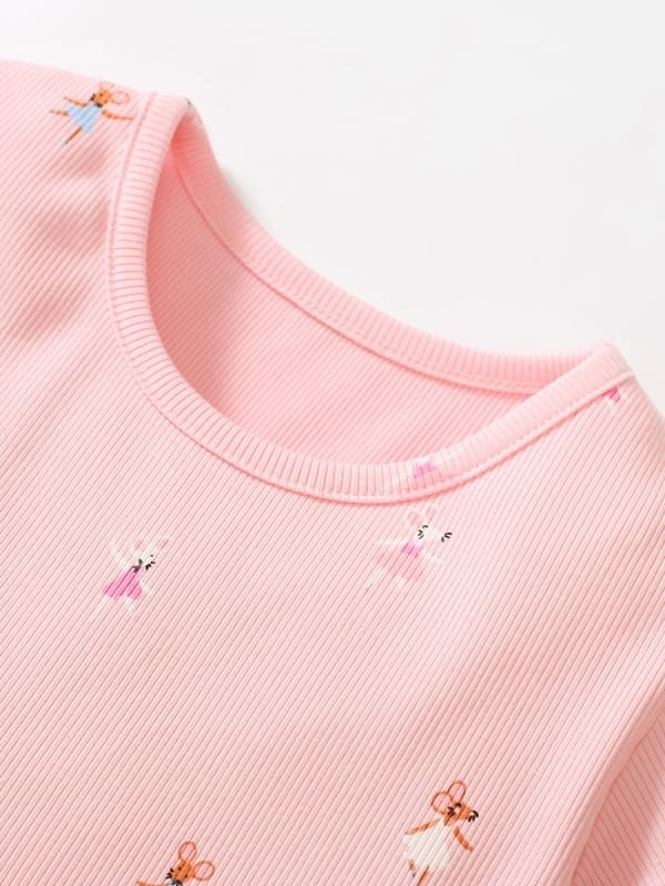 Little Maven Girls Animal Mouse Cotton Mesh Princess Dress