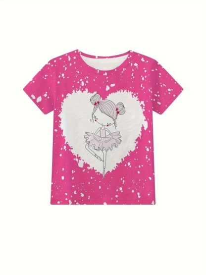 Little Maven Ballet Dreams 3D Love Flower Pajama Set for Girls