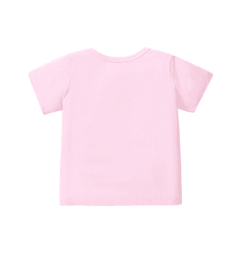Little Maven Girls Cute Rabbit Pattern Cotton Short Sleeve Tee