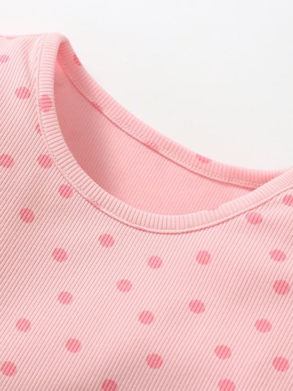 Little Maven Polka Dot Gradient Mesh Dress for Toddler Girls
