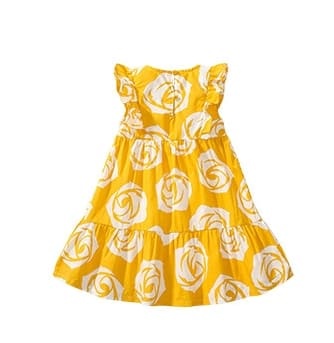 Little Maven Floral Summer Cotton Sleeveless Dress for Girls