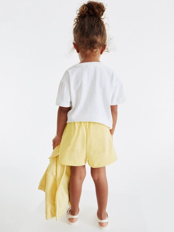 Little Maven Girls Summer Cotton Drawstring Shorts