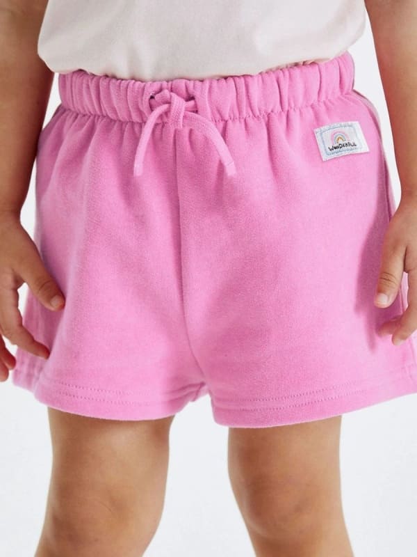 Little Maven Girls Summer Cotton Drawstring Shorts