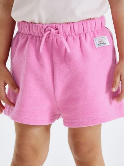 Little Maven Girls Summer Cotton Drawstring Shorts