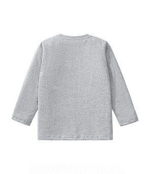 Kid Boys Car Lettering Printed Cotton Long Sleeve Tee