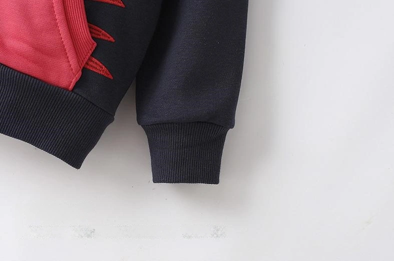 Little Maven Toddler/Kid Boy Casual Cartoon Crab Long Sleeved Hoodie