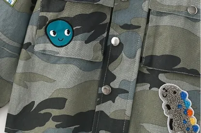 Little Maven Toddler/Kid Boy Hooded camouflage woven jacket