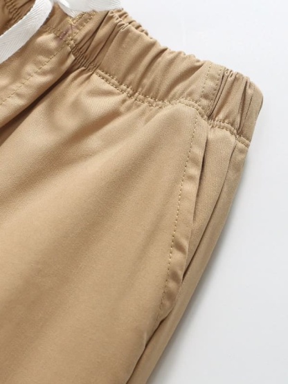 Little Maven: Adventure-Ready Boys Cute Dog Print Cotton Shorts