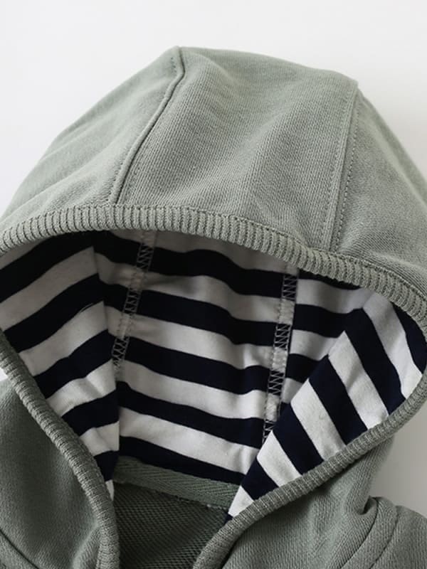 Toddler/Kid Boy Dinosaur Lettering Printed Casual Zip-Up Hooded Jacket