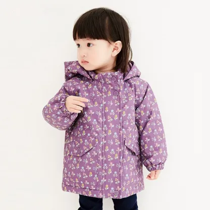 Little Maven Toddler girl floral print jacket