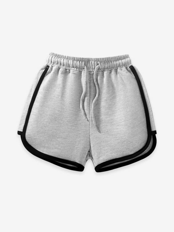 Little Maven Boys and girls knitted cute cotton elastic waist shorts