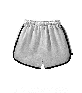 Little Maven Boys and girls knitted cute cotton elastic waist shorts