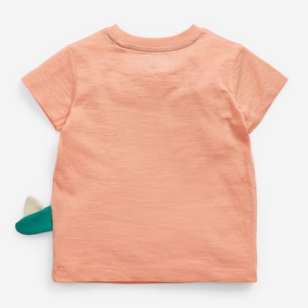Little Maven Kid Boys Cute 3D Dinosaur Pattern Cotton Short Sleeve Tee