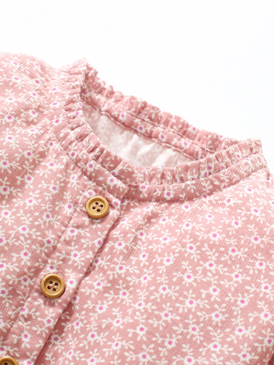 Little Maven Toddler/Kid Girl Floral Cotton Long Sleeve Princess Dress