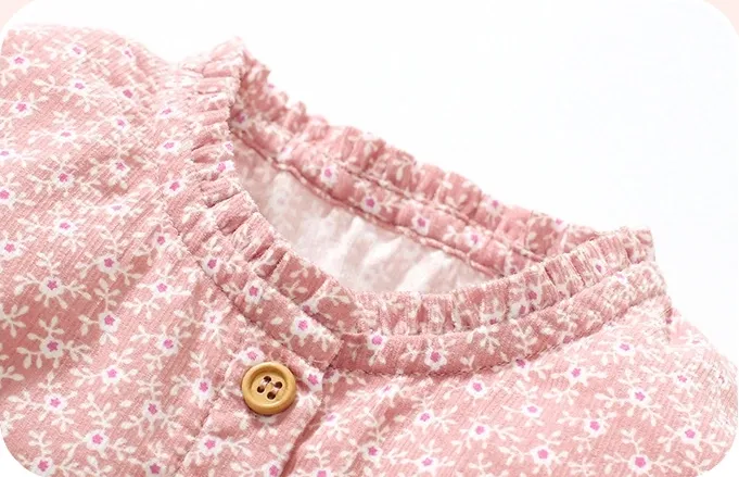 Little Maven Toddler/Kid Girl Floral Cotton Long Sleeve Princess Dress