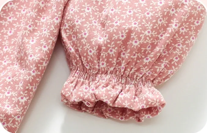 Little Maven Toddler/Kid Girl Floral Cotton Long Sleeve Princess Dress