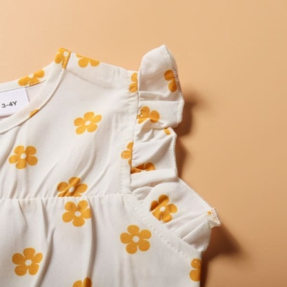 Mommy and Me Outfits Casual Floral Print Mother-Daughter Dress