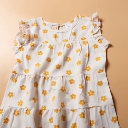 Mommy and Me Outfits Casual Floral Print Mother-Daughter Dress