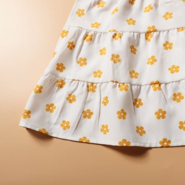 Mommy and Me Outfits Casual Floral Print Mother-Daughter Dress