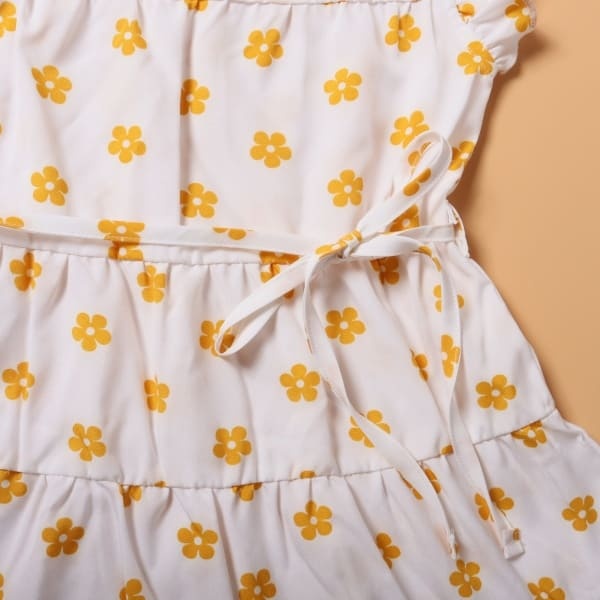 Mommy and Me Outfits Casual Floral Print Mother-Daughter Dress