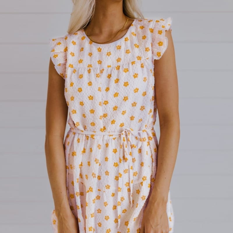 Mommy and Me Outfits Casual Floral Print Mother-Daughter Dress