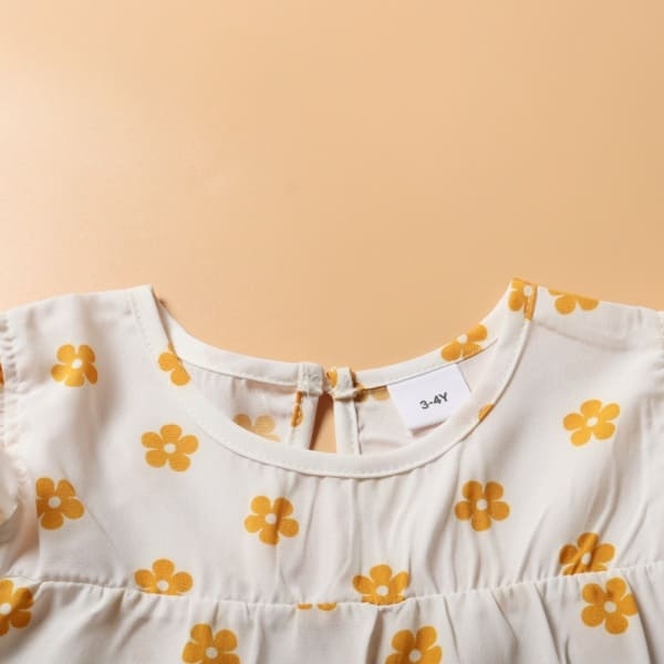 Mommy and Me Outfits Casual Floral Print Mother-Daughter Dress
