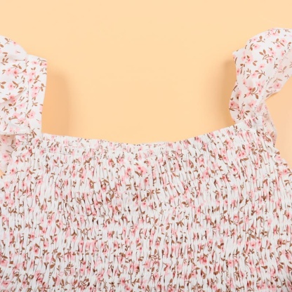 Mommy and Me Outfits Casual Loose Flowing Floral Parent-child Dress