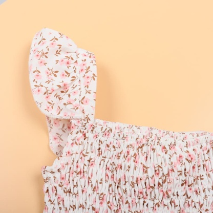 Mommy and Me Outfits Casual Loose Flowing Floral Parent-child Dress