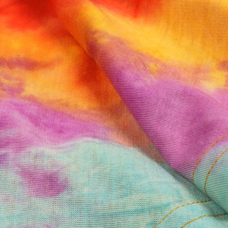 Mommy and Me Outfits Casual Loose Tie-dye Parent-child Dress