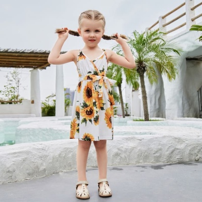 Sunflower Bliss Mommy and Me Dresses-Effortlessly Stylish
